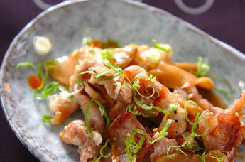 豚肉とザーサイの炒め物