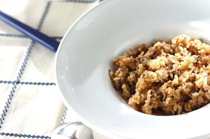 キノコリゾット風炊き込みご飯