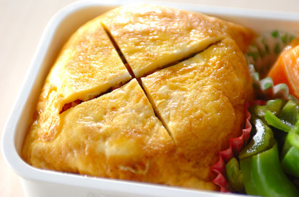 クレソン入りオムレツ