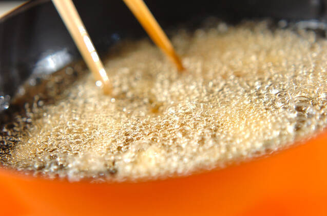 揚げゴボウのゴマ酢和えの作り方の手順4