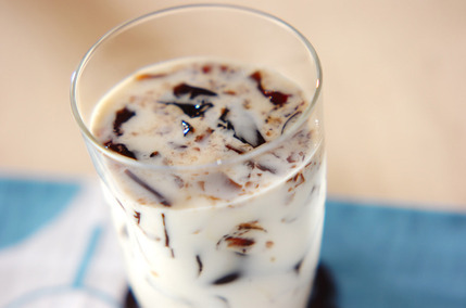 コーヒーゼリー牛乳