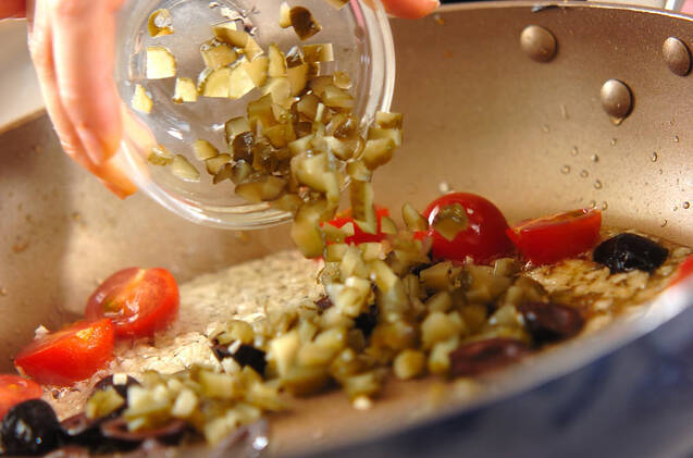 プロヴァンス風サワラのソテーの作り方の手順6