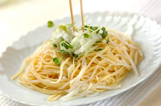 サッパリ大根パスタの作り方の手順3