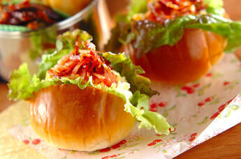 カリカリベーコンのせ卵サンド