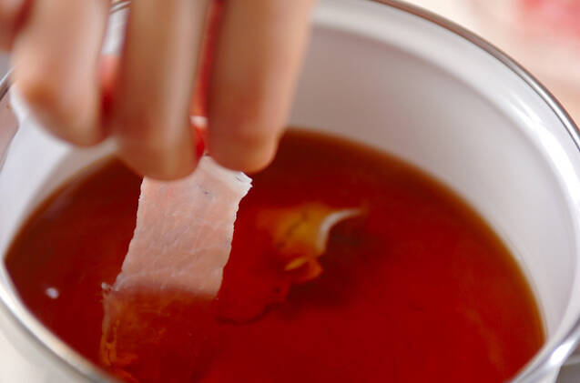 具だくさんとろろ汁の作り方の手順5