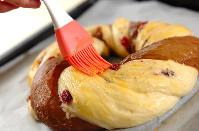 クリスマスリースパンの作り方の手順11