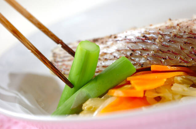 鯛の蒸し煮の作り方の手順7