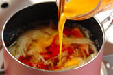 トマトとふんわり卵のスープの作り方2