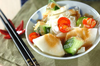 梨と白菜のサラダ