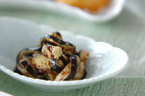 ナスのマスタード和え