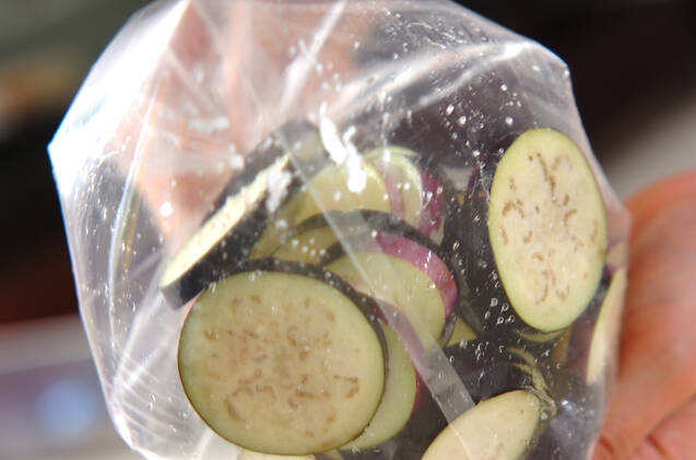 ナスのマスタード和えの作り方の手順3