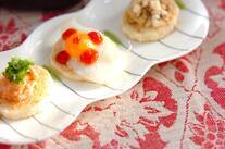 長芋のカナッペ風