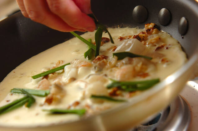 焦がしじょうゆのお手軽チヂミの作り方の手順4