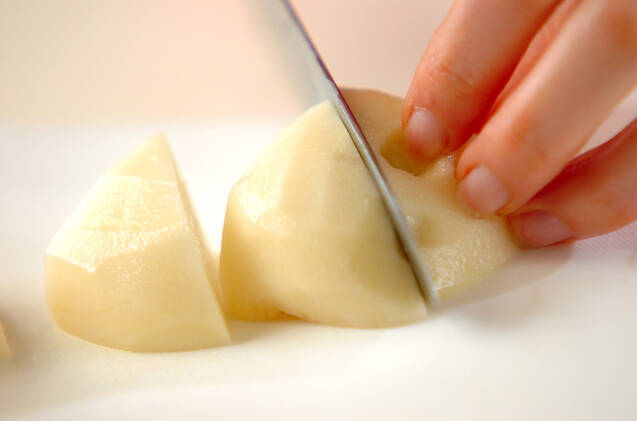 こんがりチーズのひとくちジャガ焼きの作り方の手順1