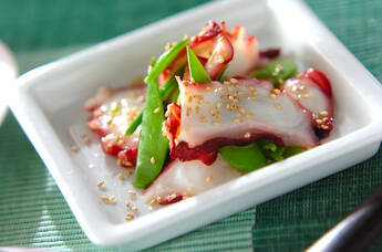 タコのワサビ和え