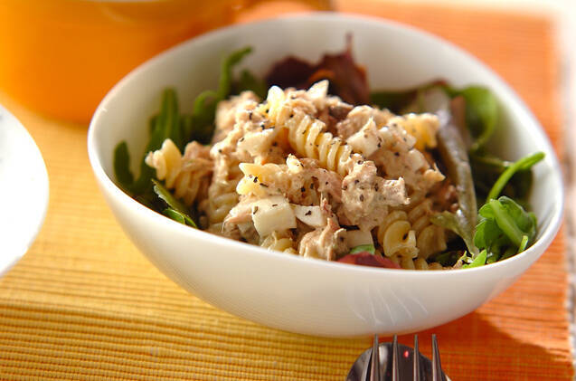 簡単美味しい！マカロニサラダ とっておきの作り方 ツナとバジル