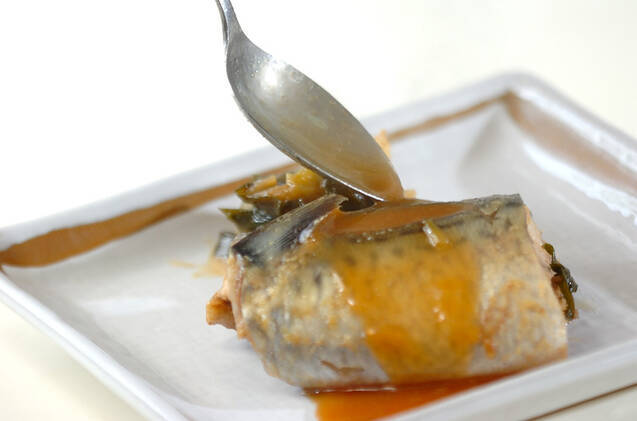 フライパンでつくる基本の鯖の味噌煮の作り方の手順7