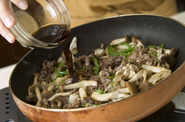 キノコバターしょうゆの作り方の手順4