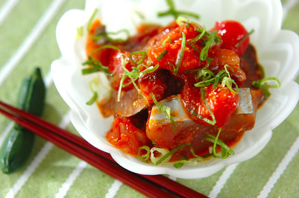 カツオのピリ辛漬け