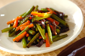 ニンニクの芽のオイスター炒め