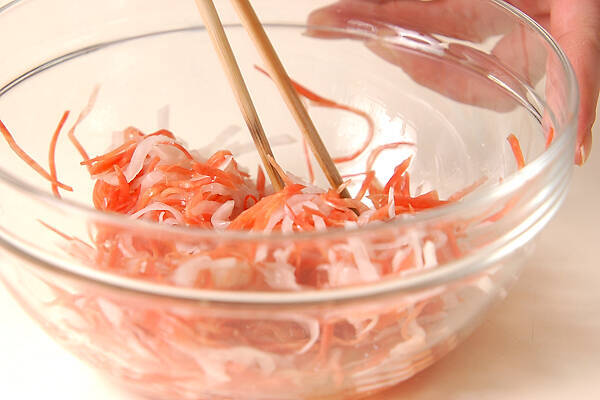 紅白なますの作り方の手順4