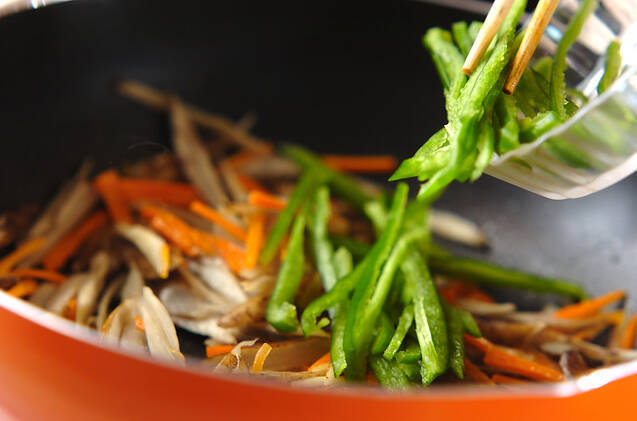 ササガキゴボウのバター炒めの作り方の手順6