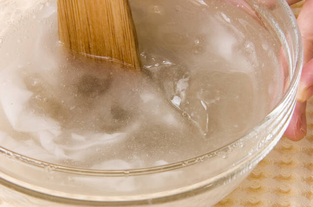 レンジワラビもちの作り方の手順1