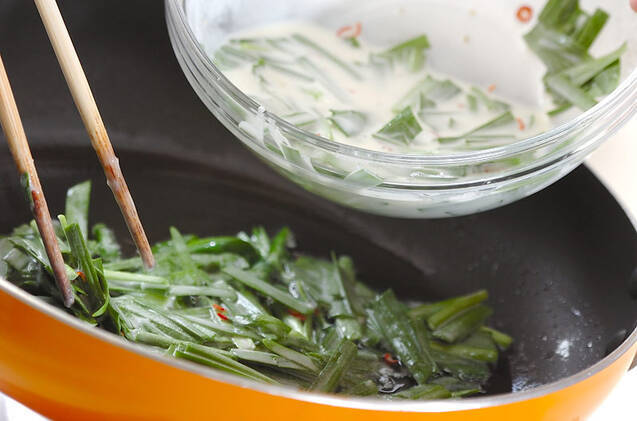 イカとニラのチヂミの作り方の手順7