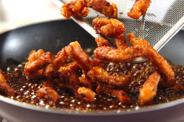 黒酢酢豚の作り方の手順6