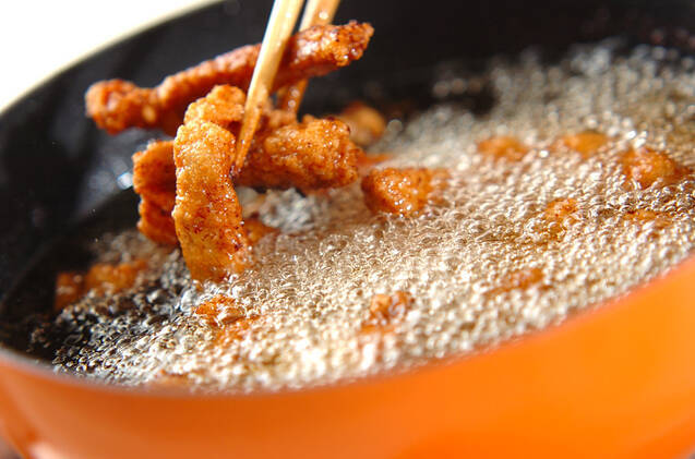 黒酢酢豚の作り方の手順5