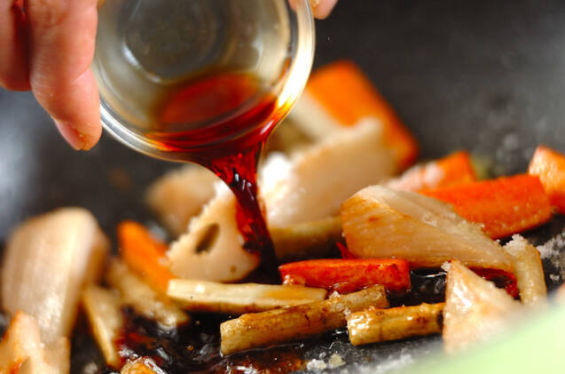 きんぴらゴボウの作り方の手順5