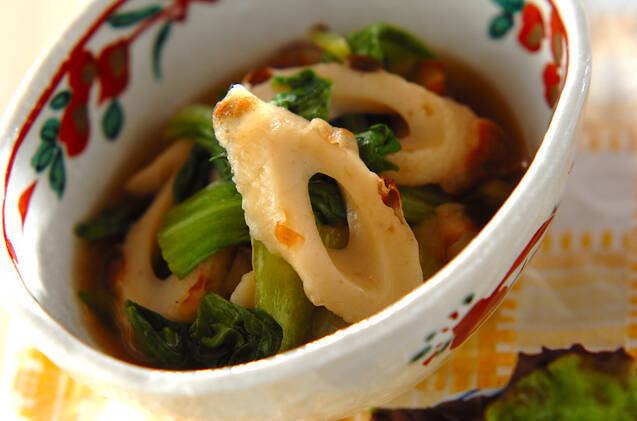 青菜とちくわの煮物