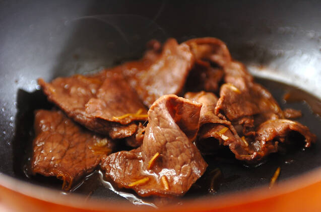 牛しぐれ煮の作り方の手順2