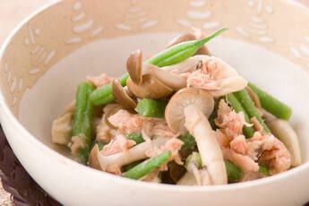 インゲンとツナのサラダ