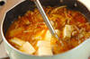 アレンジ自在！キムチと豆腐のみそスープ 代謝促す簡単レシピの作り方の手順5