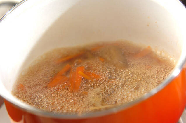 ゴボウのゴマ和えの作り方の手順3