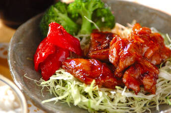 チキンのショウガ焼き