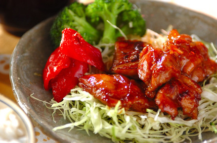 チキンのショウガ焼き