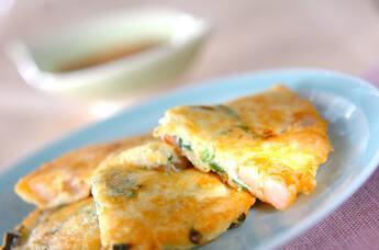 チヂミ風山芋お焼き