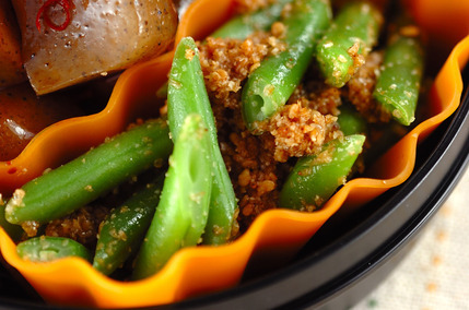 サヤインゲンの和え物