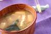 豆腐とワカメのみそ汁の作り方の手順