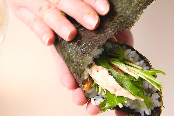 水菜・手巻きサラダの作り方の手順7