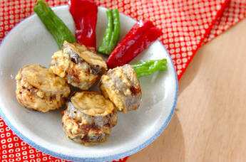 ナスのはさみ揚げ