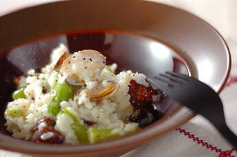 アサリのリゾット風