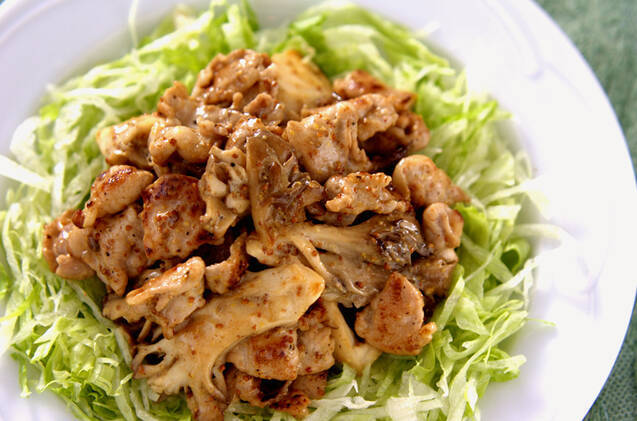 豚肉マヨマスタード炒め