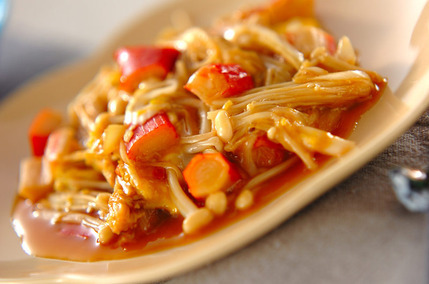 カニカマの卵炒め