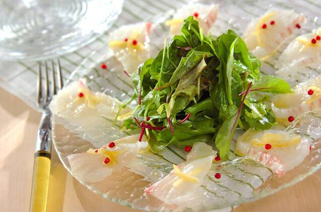 簡単おしゃ見え！「鯛のカルパッチョ」基本レシピ＆和洋ソース10選の画像