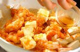 エビと豆腐のチリソースの作り方11