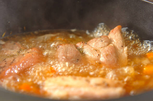 豚肉のリエットの作り方の手順3