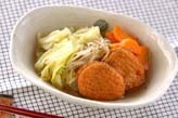 キャベツと練り物の煮物
